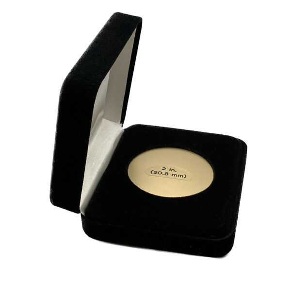 440 Black Velour Box With 2 In