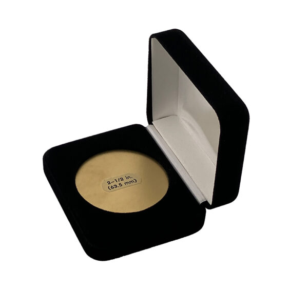 440 C Black 2 Velour Jewelry Box